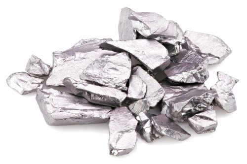 99.95% fine tantalum isolated on white background